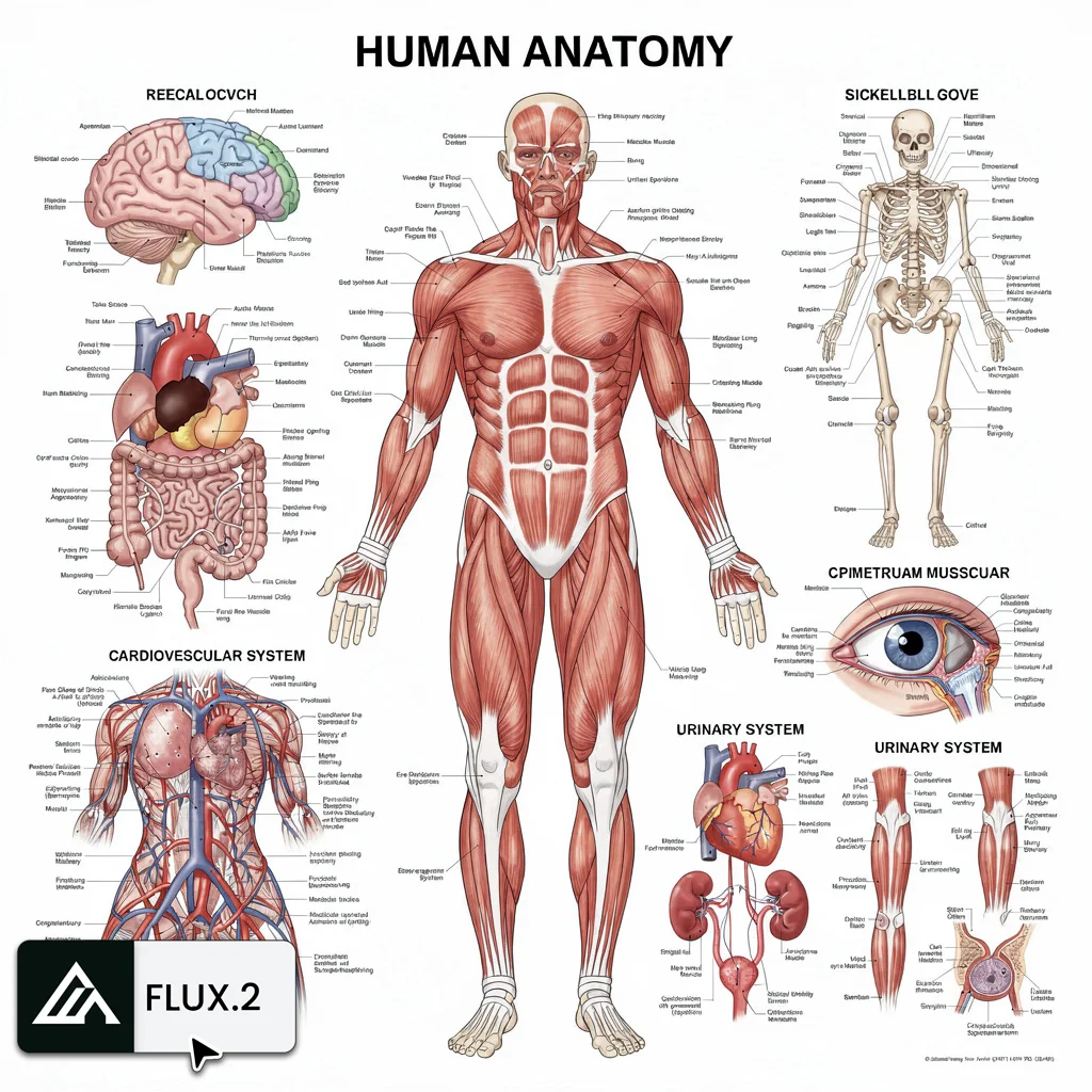 Flux 2 Anatomy Poster