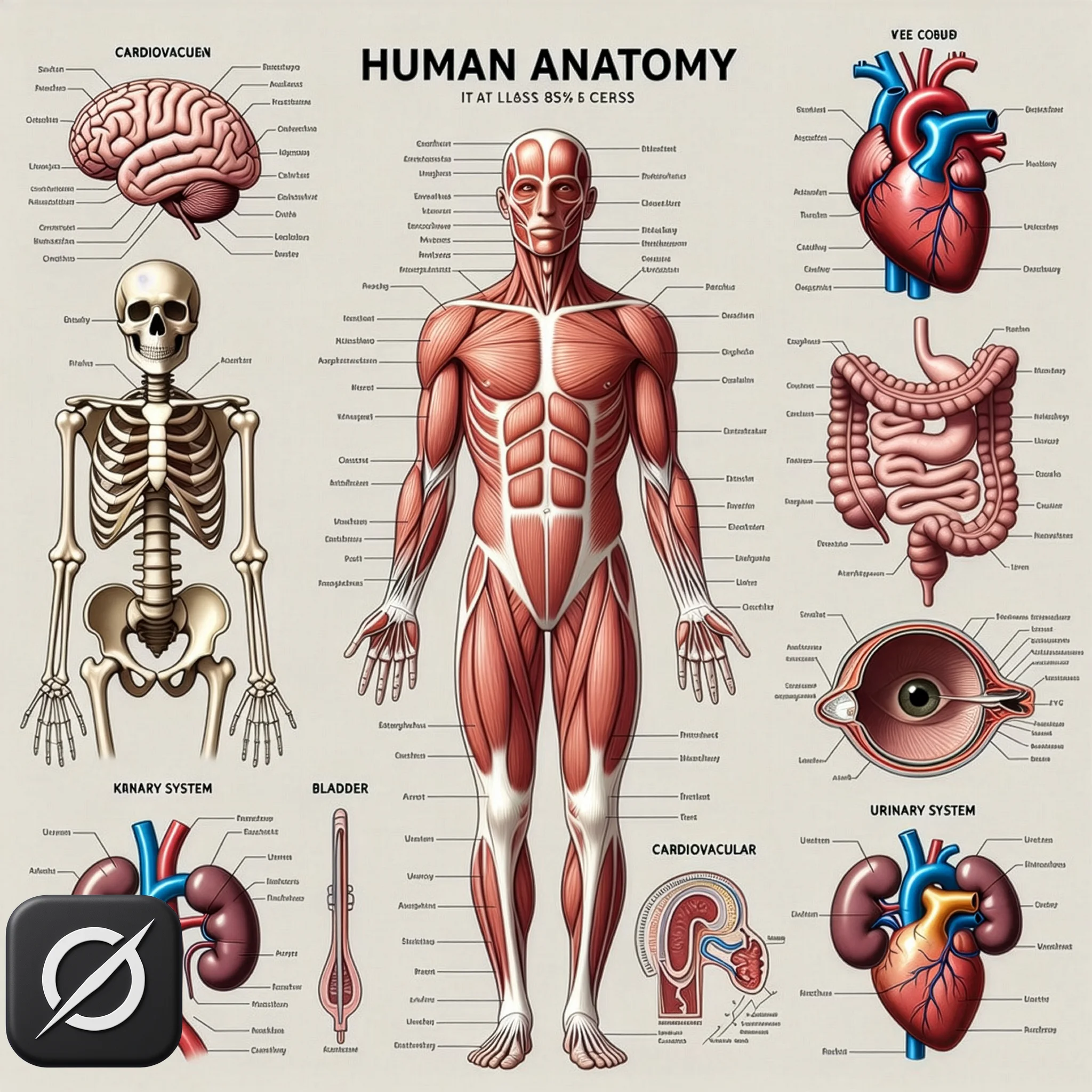 Grok Anatomy Poster